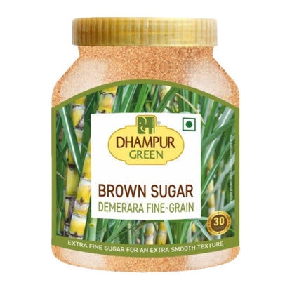 Dhampur Green Demerara Brown Sugar (Fine Grain)