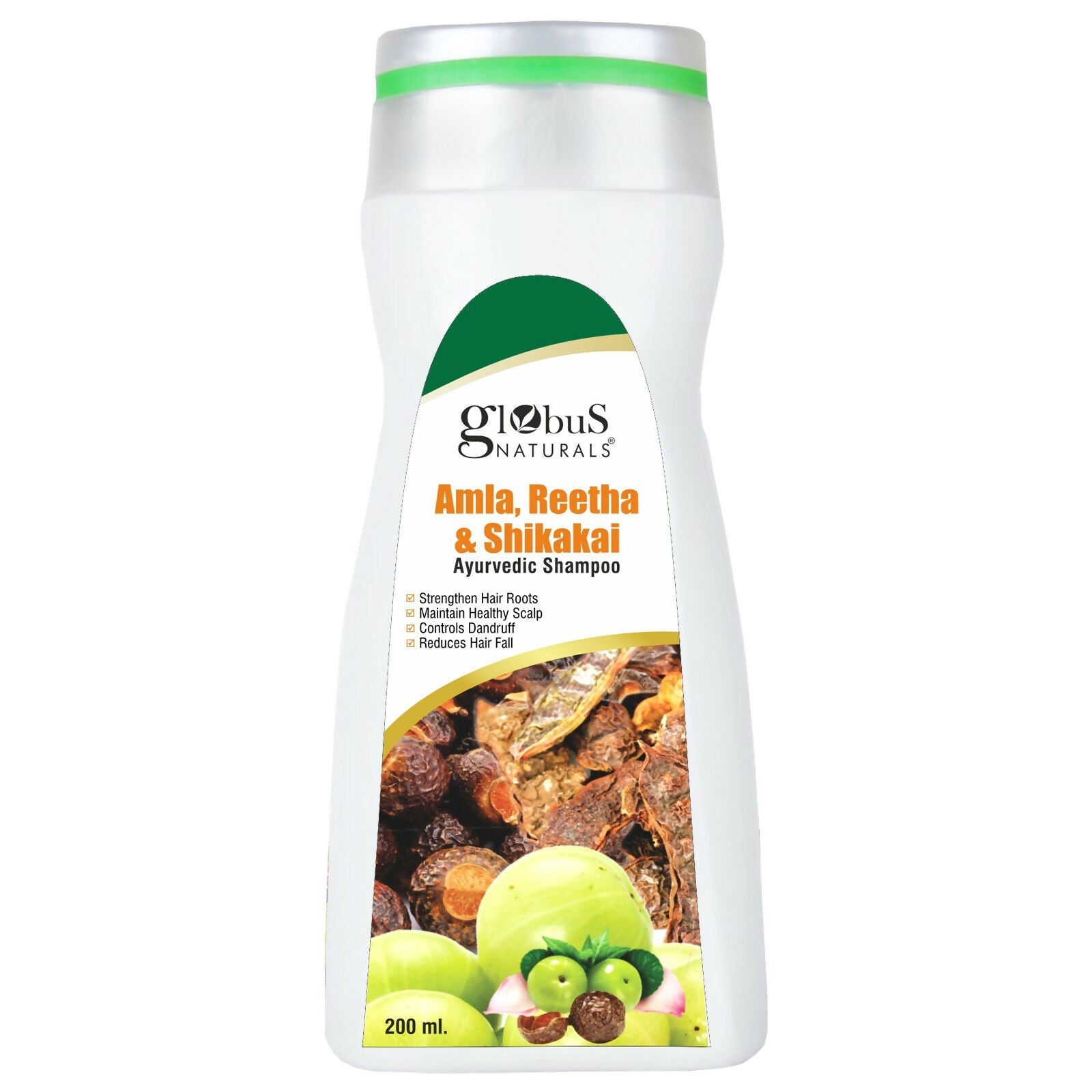 Globus Naturals Amla Reetha Shikakai Shampoo