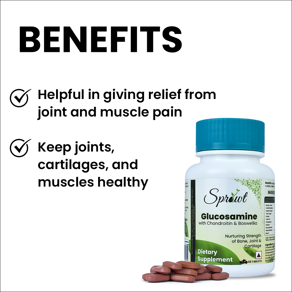 Sprowt Joint Support Glucosamine Tablets