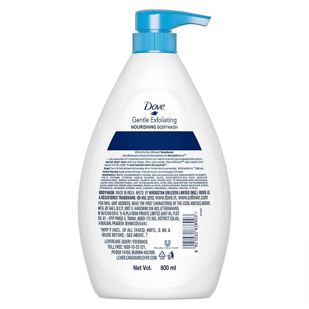 Dove Gentle Exfoliating Nourishing Body Wash