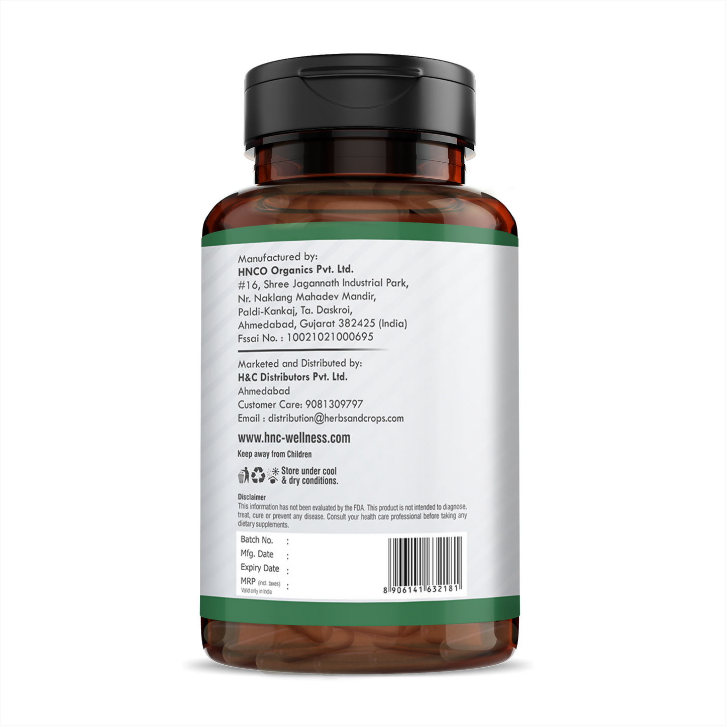 H&C Herbal Bromelain Veg Capsules