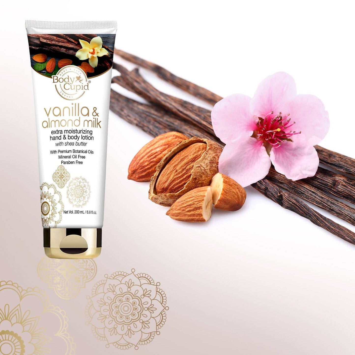 Body Cupid Vanilla and Almond Milk Extra Moisturizing Hand & Body Lotion