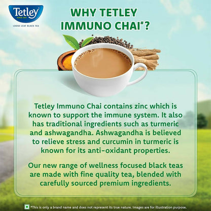 Tetley Immuno Chai Loose Leaf Flavoured Black Tea