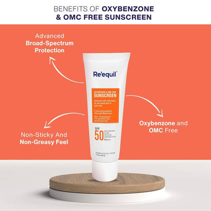 Re'equil Oxybenzone And OMC Free Sunscreen