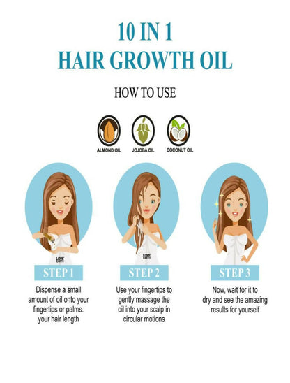 Love Earth 10 In 1 Hair Growth Oil