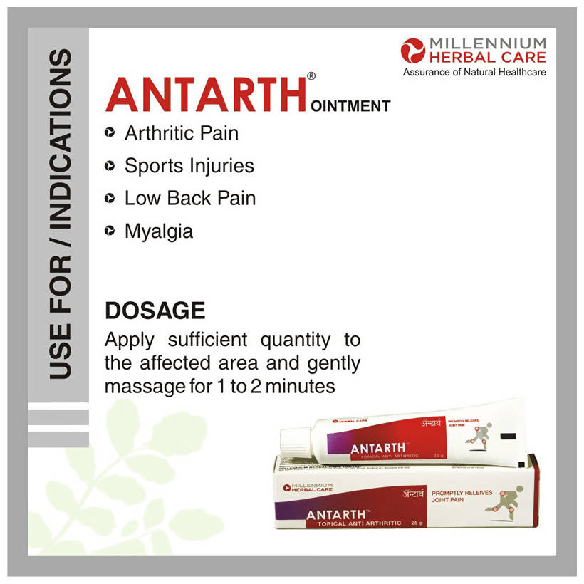 Millennium Herbal Antarth Topical Anti Arthritic Ointment