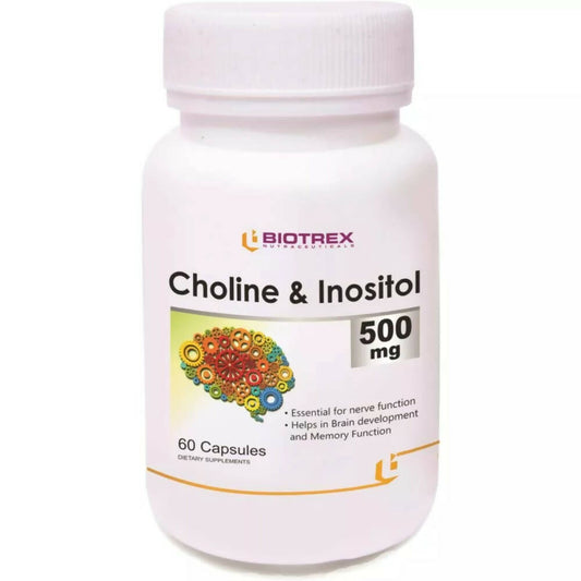 Biotrex Choline And Inositol 500Mg Capsules