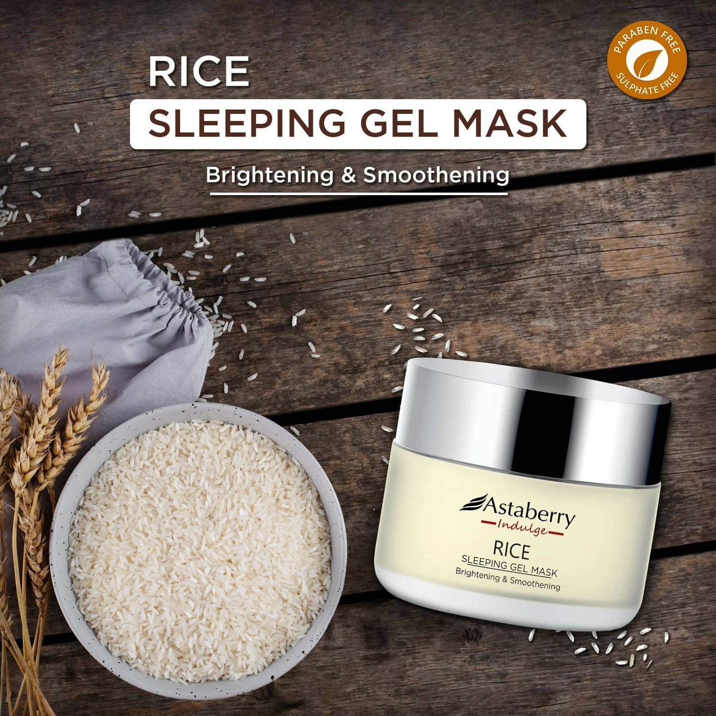 Astaberry Indulge Rice Sleeping Gel Mask