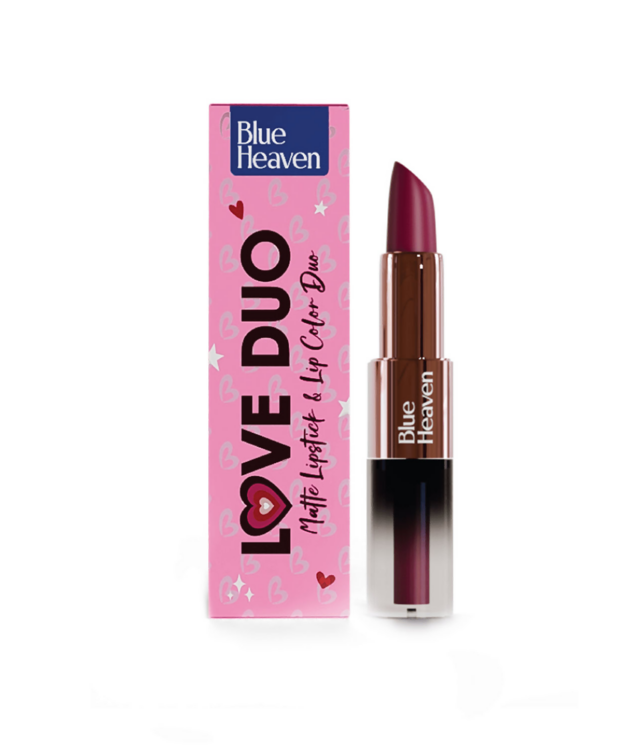 Blue Heaven Love Duo 2 In 1 Dual Sided Lipstick - 04