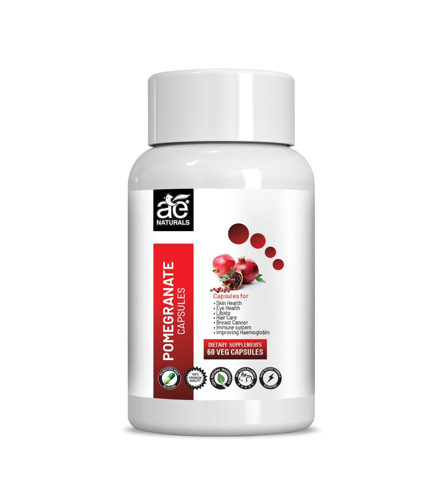 Ae Naturals Pomegranate Capsules - usa canada australia