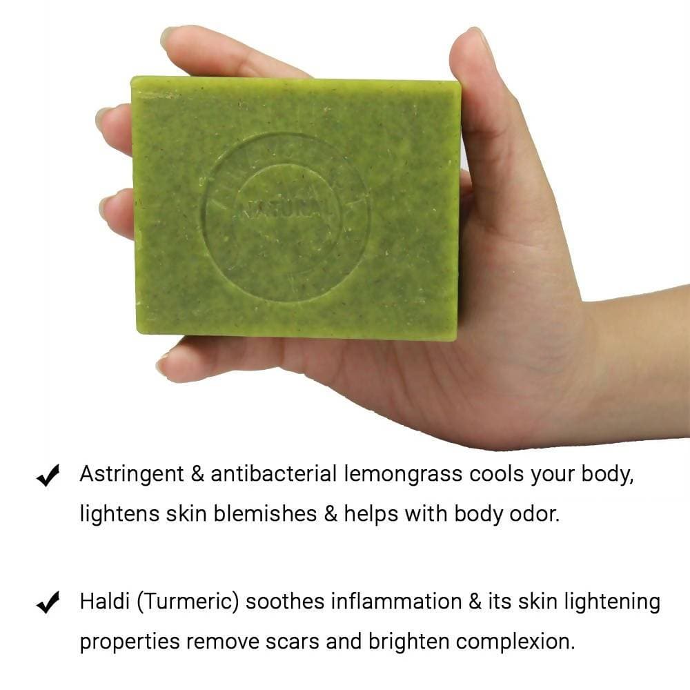 Soulflower Lemongrass Haldi Handmade Soap