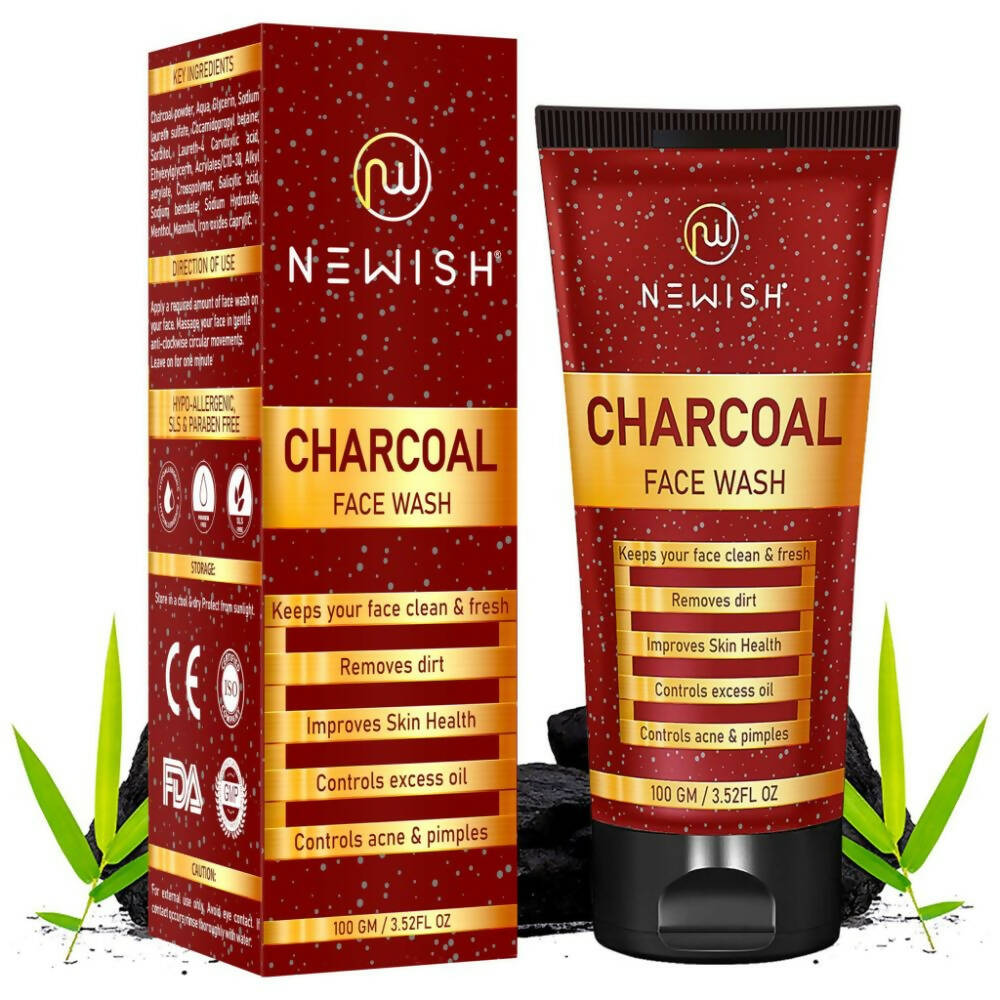 Newish Charcoal Face Wash - usa canada australia