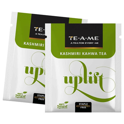 TE-A-ME Uplift Kashmiri Kahwa Natural Green Tea Bags