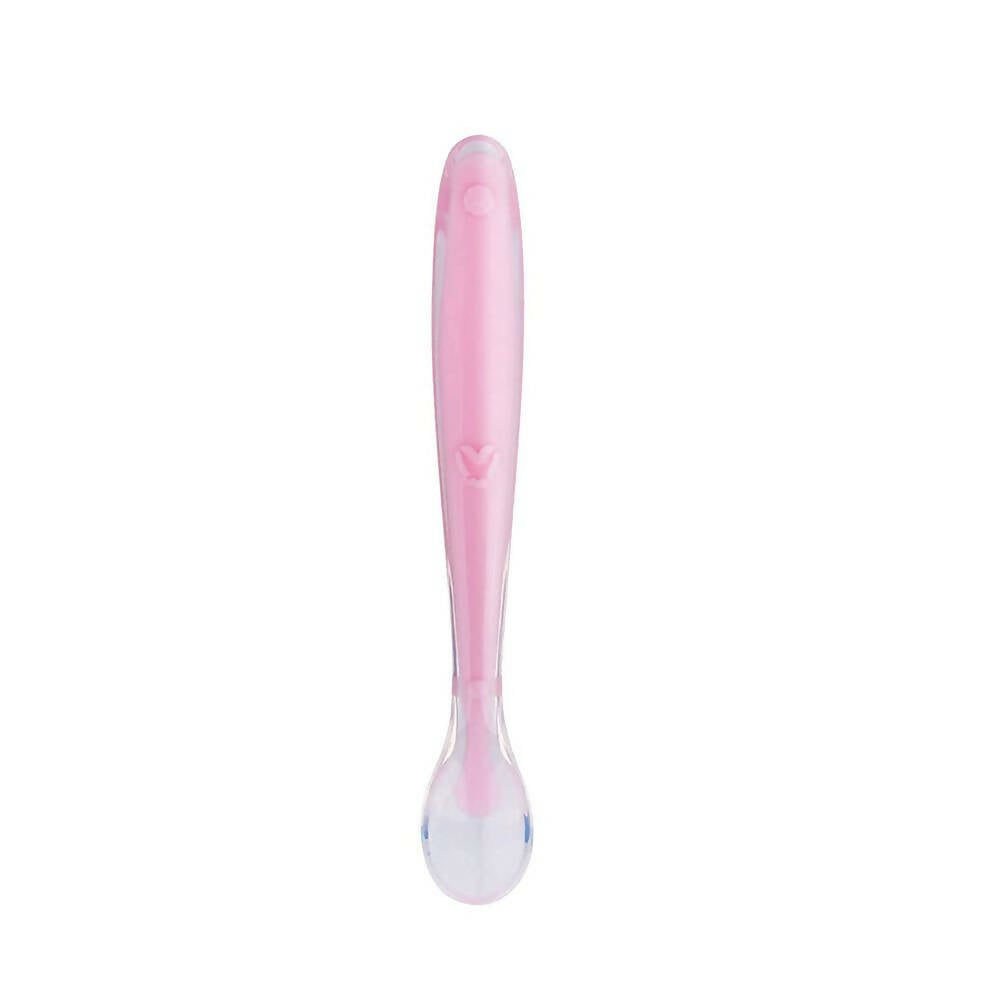 Safe-O-Kid Soft Tip Silicone Spoon, Pink For Kids Protection -  USA, Australia, Canada 