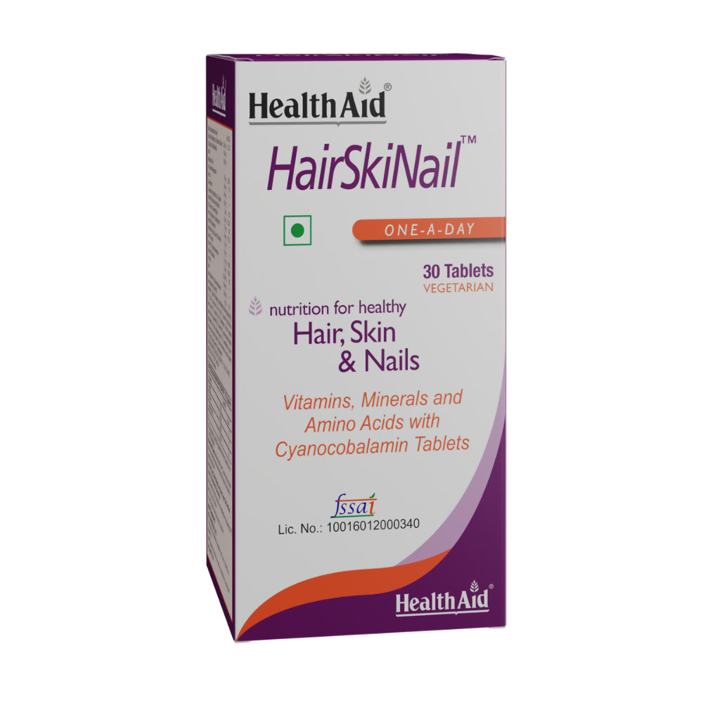 HealthAid HairSkiNail (Multivitamins for Hair, Skin and Nail) Tablets - BUDEN