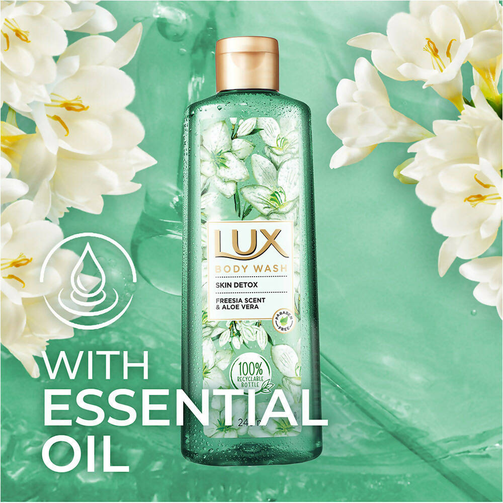 Lux Body Wash For Skin Detox - Freesia Scent & Aloe Vera