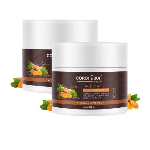 Coronation Herbal Turmeric Clay Face Mask - usa canada australia