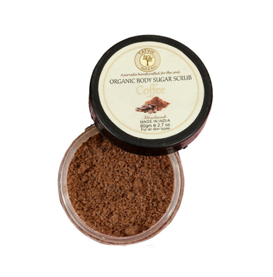 Tatvik Ayurveda Organic Body Sugar Scrub Coffee - BUDEN