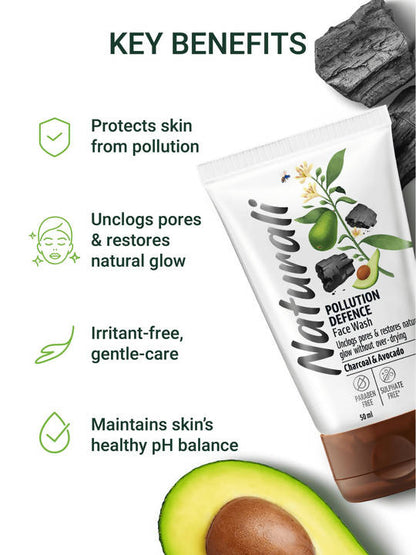 Naturali Pollution Defence Face Wash