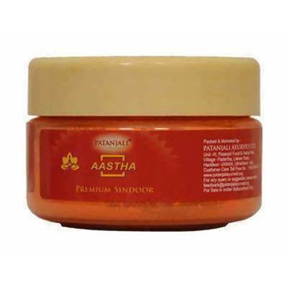 Patanjali Aastha Premium Sindoor (50 gm) - BUDNE