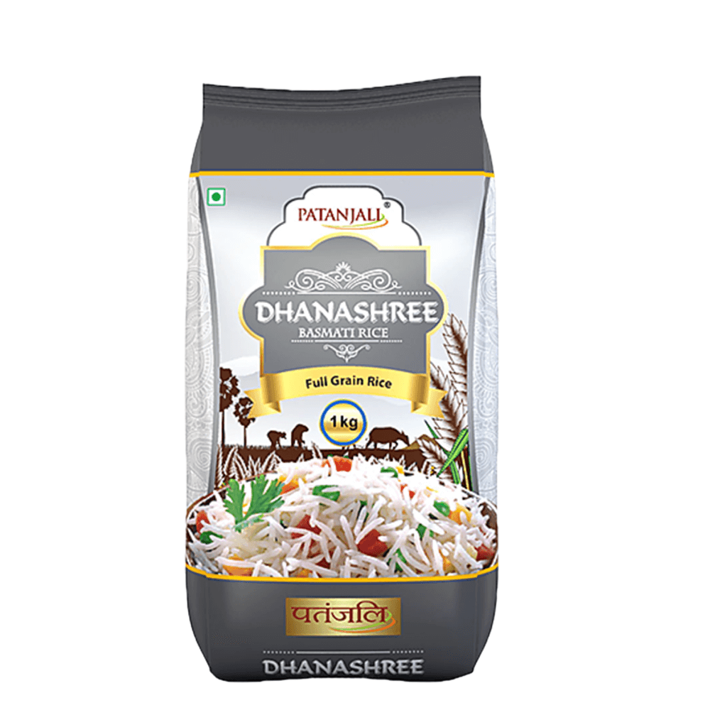 Patanjali Dhanashree Basmati Rice (1 kg)