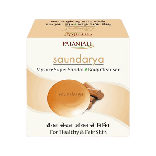 Patanjali Saundarya Mysore Super Sandal Body Cleanser - 75GM
