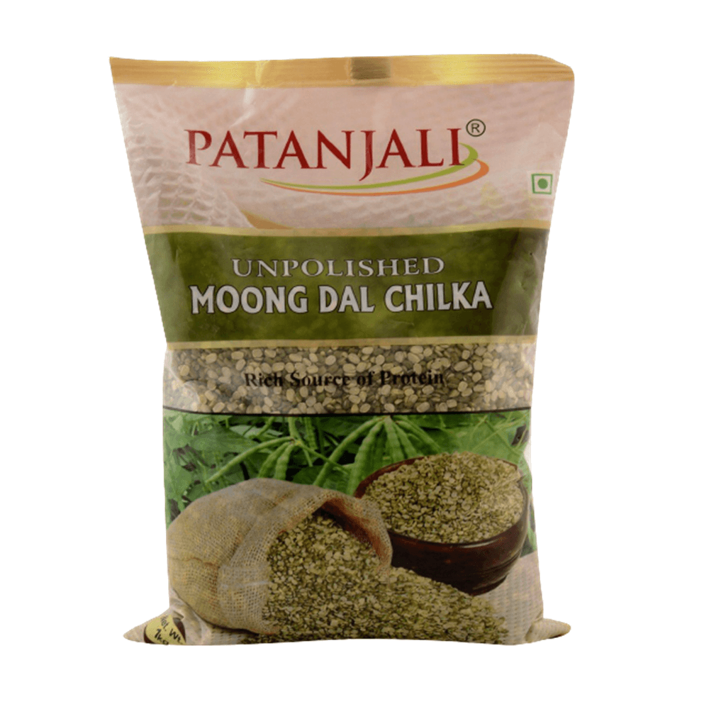 Patanjali Unpolished Moong Dal Chilka (1 kg)