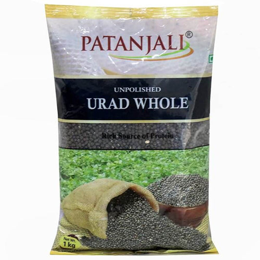 Patanjali Unpolished Urad Whole - 1KG