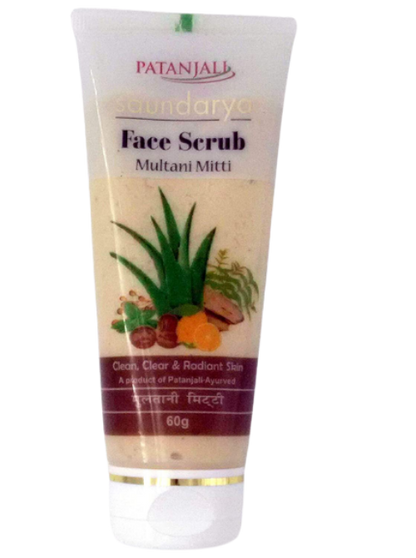 Patanjali Saundarya Multani Mitti Face Scrub 60 gm