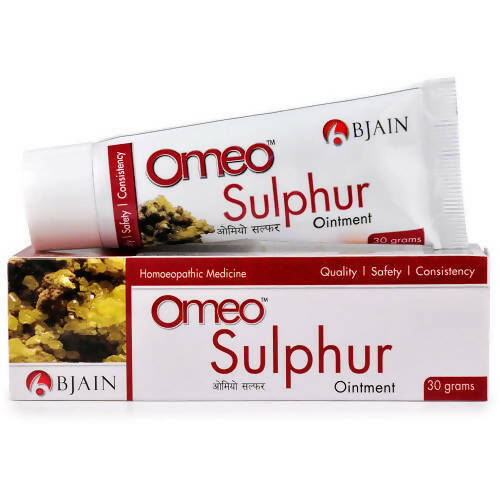 Bjain Homeopathy Omeo Sulphur Ointment - usa canada australia