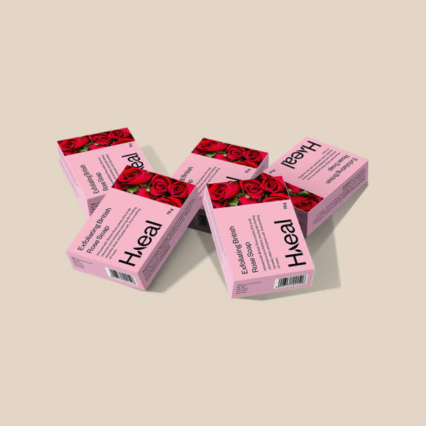 Haeal Exfoliating British Rose Soap