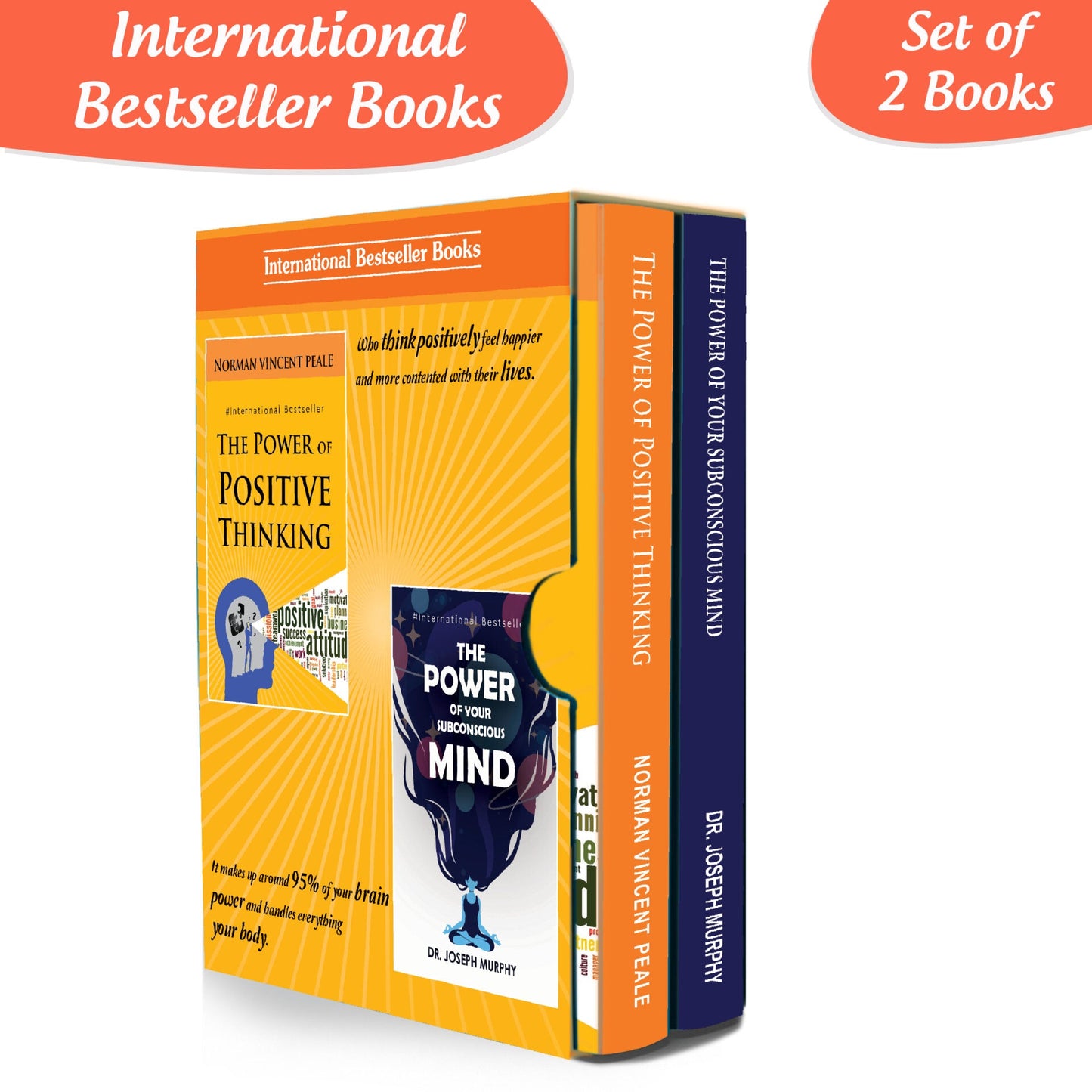 Personality Development Books Set of 2| The Power of your Subconscious Mind, The Power of Positive Thinking