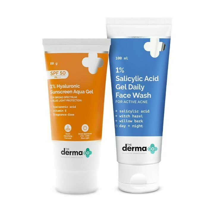 The Derma Co Cleanse & Protect Combo