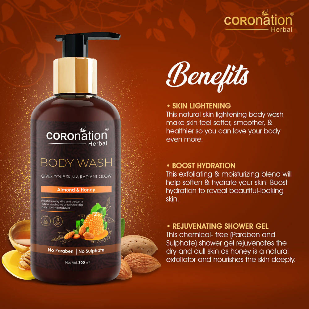 Coronation Herbal Almond and Honey Body Wash