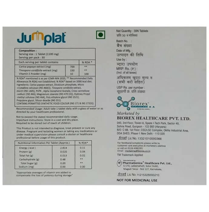 Biorex Jumplat Tablets