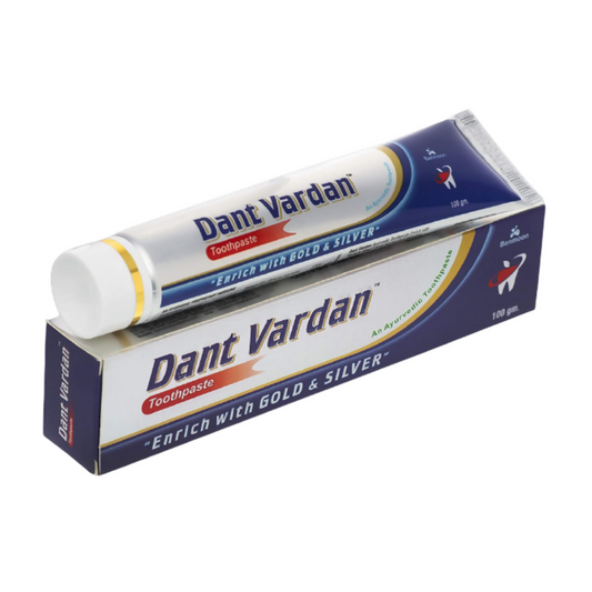 Benmoon Ayurveda Dant Vardan "Enrich With Gold & Silver" Toothpaste - BUDEN