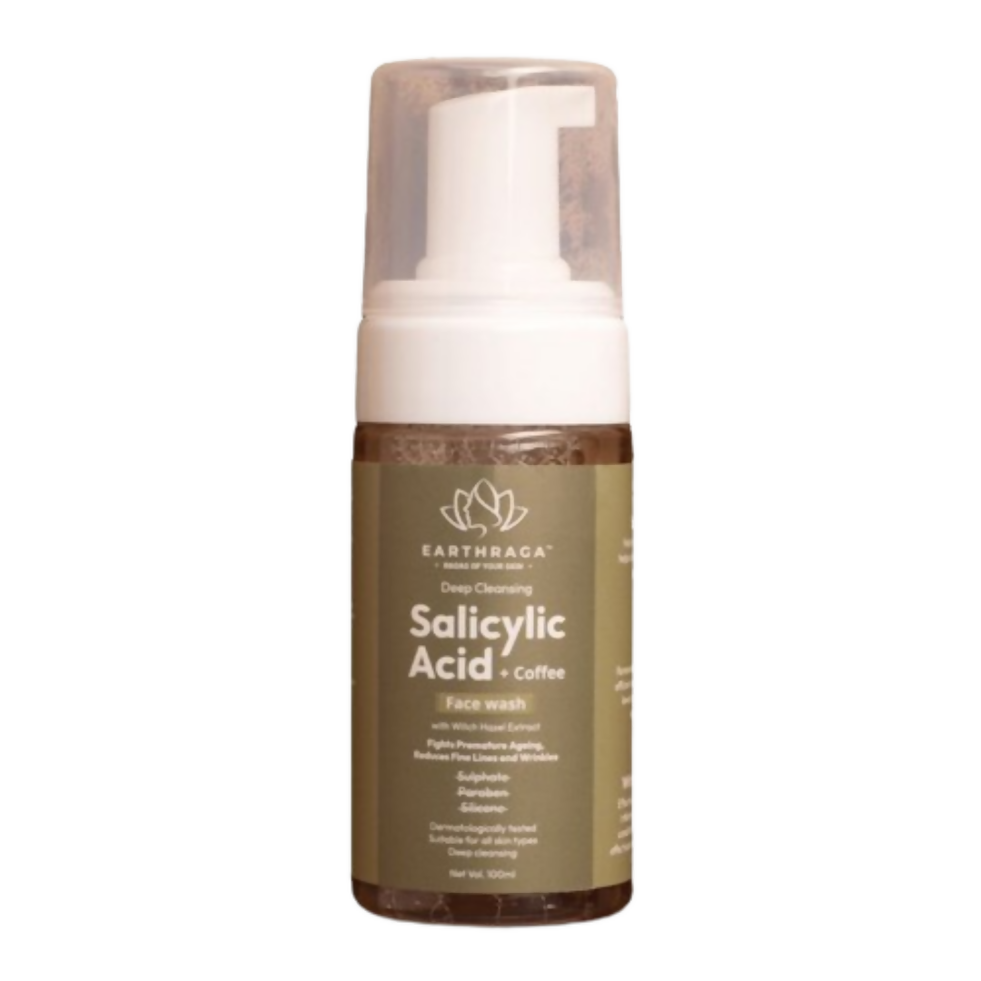 Earthraga Deep Cleansing Salicylic Acid And Coffee Foaming Face Wash