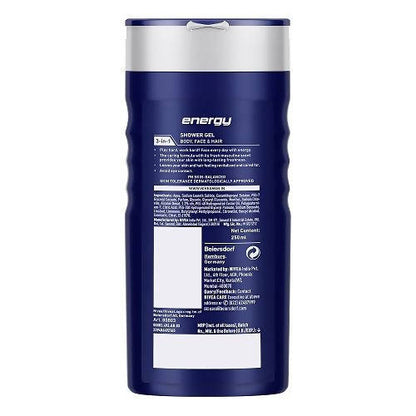 Nivea Men Energy Shower Gel With Mint Extracts