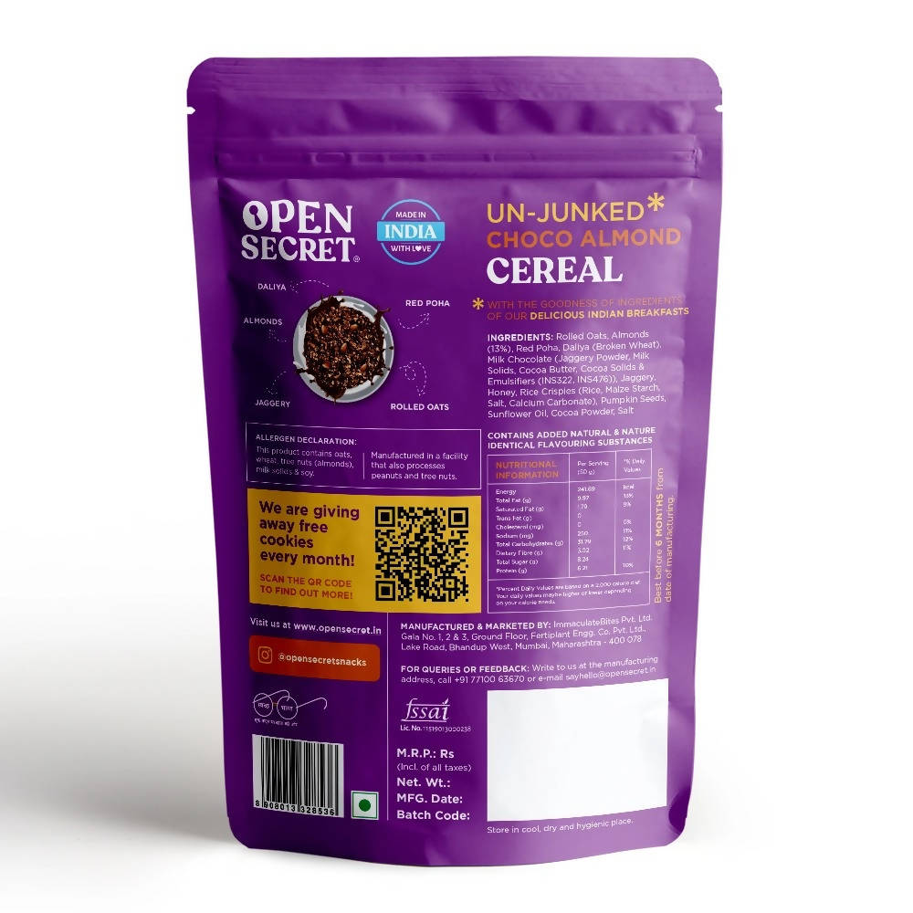 Open Secret Choco Almond Cereal