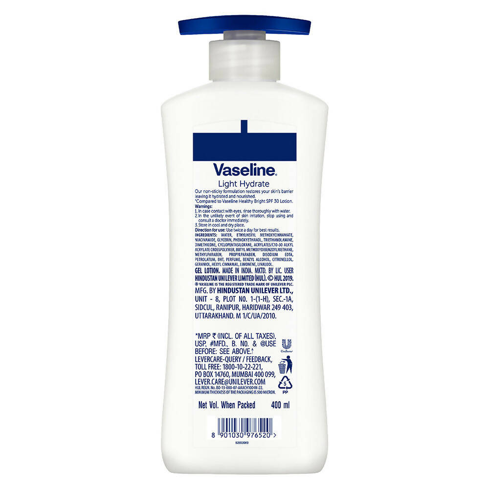 Vaseline Light Hydrate Serum In Lotion