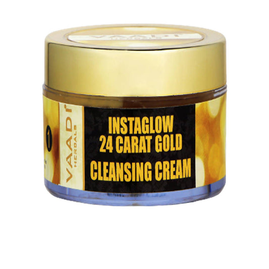 Vaadi Herbals Instaglow 24 Carat Gold Cleansing Cream - BUDNE