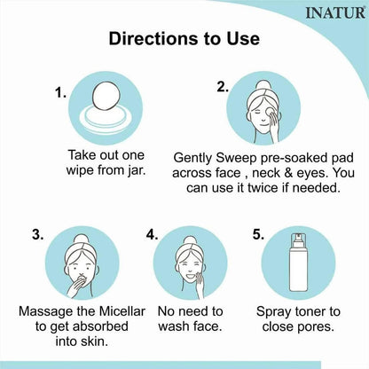 Inatur Make-up Cleansing Wipes