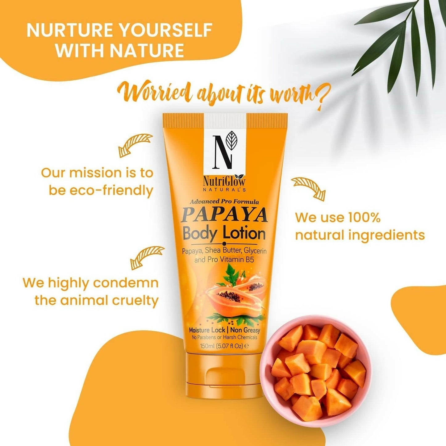 NutriGlow NATURAL'S Advanced Pro Formula Papaya Body Lotion