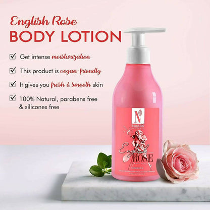 NutriGlow NATURAL'S English Rose Body Milk