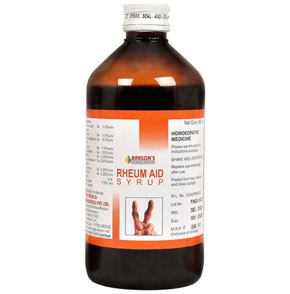 Bakson's Homeopathy Rheum Aid Syrup - buy in USA, Australia, Canada