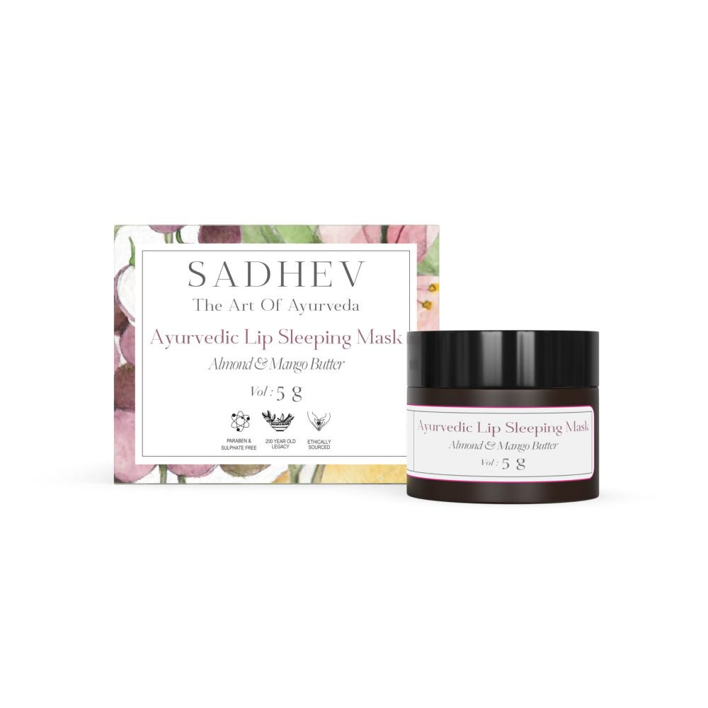 Sadhev Ayurvedic Lip Sleeping Mask With Almond & Mango Butter