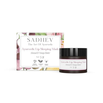 Sadhev Ayurvedic Lip Sleeping Mask With Almond & Mango Butter