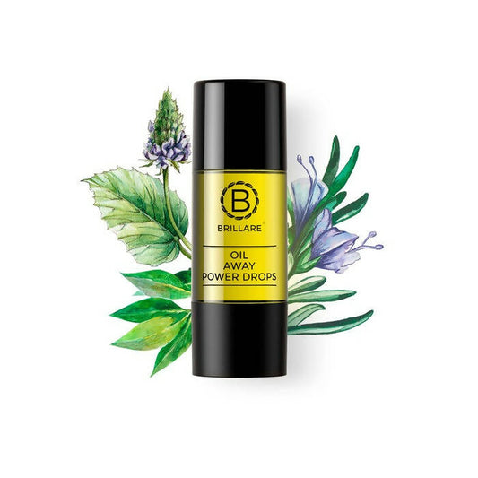 Brillare Oil Away Power Drops Natural Face Serum - BUDNEN