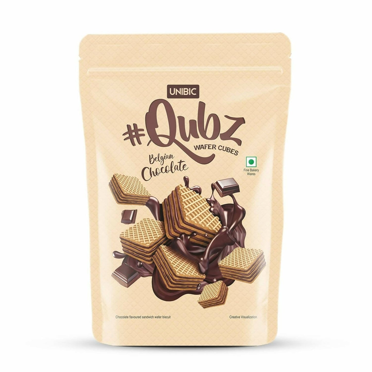 Unibic Qubz Wafer Biscuits Chocolate Flavour