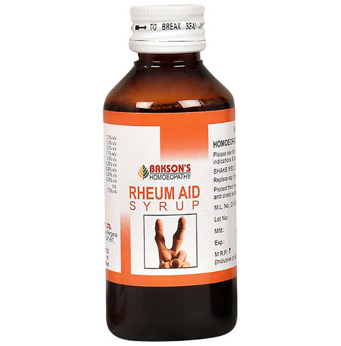 Bakson's Homeopathy Rheum Aid Syrup